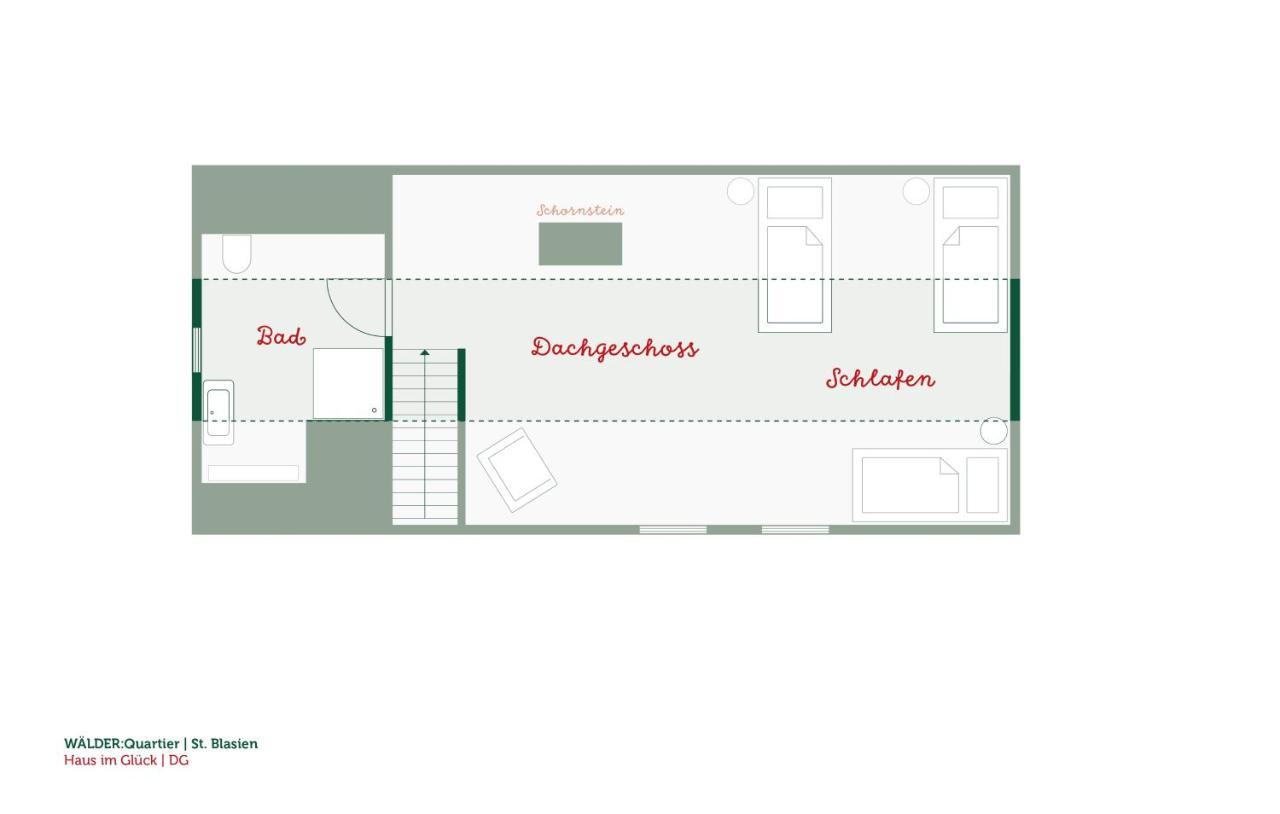 Waelder: Quartier Haus Im Glueck Villa St. Blasien Eksteriør billede